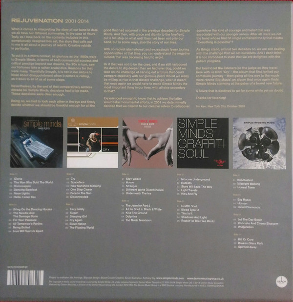 6 x LP album - Jaquette arrière