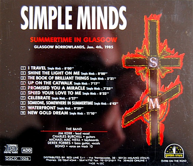 CD album - Jaquette arrière