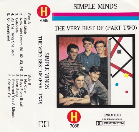 Cassette - Jaquette arrière