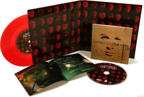 CD album + 7" single (45 tours) - Label