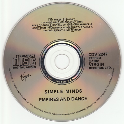 CD album - Label
