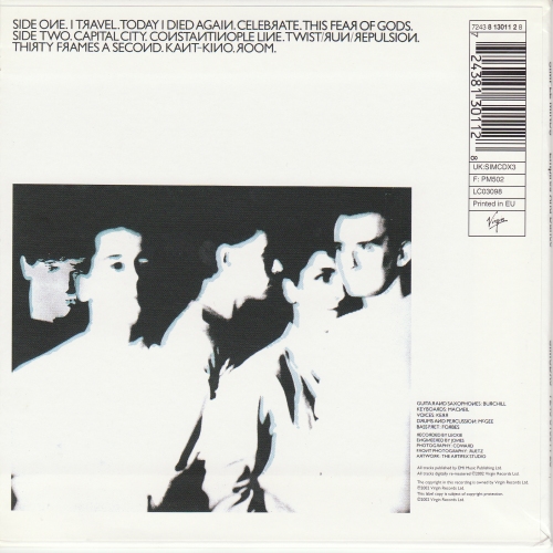 CD album (Mini-LP) - Jaquette arrière