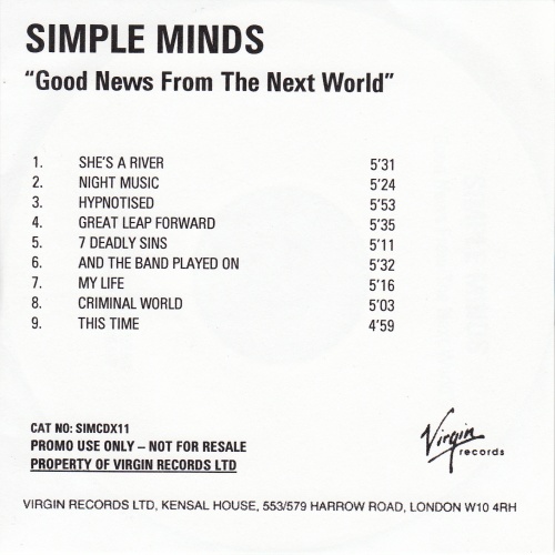 CD album - Good News From The Next World