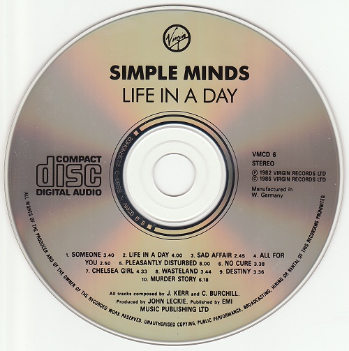 CD album - Label