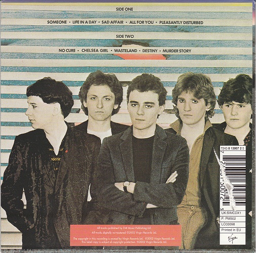 CD album (Mini-LP) - Jaquette arrière