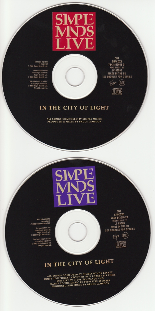 2 x CD album (Mini-LP) - Label