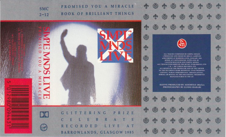 Cassette EP - Jaquette arrière