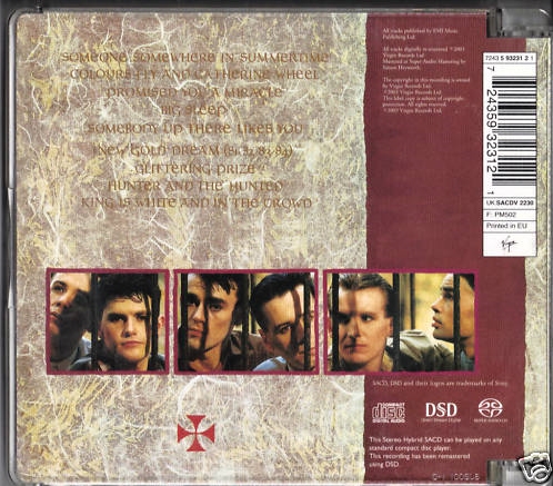 Super Audio CD (SACD) - Jaquette arrière