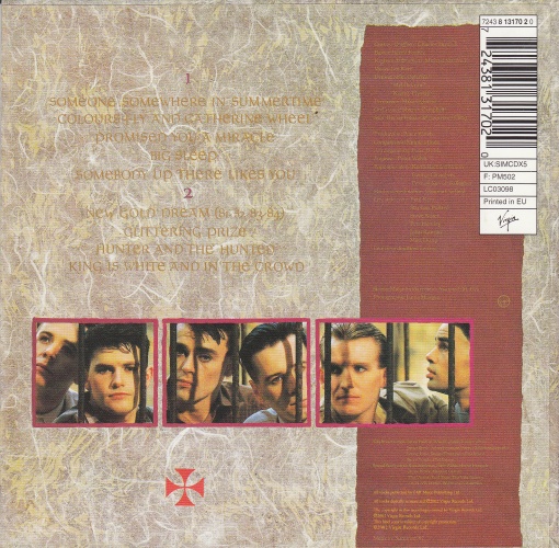 CD album (Mini-LP) - Jaquette arrière