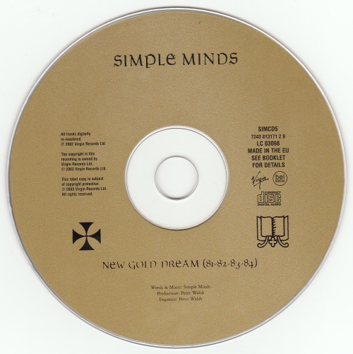 CD album (Digitally Remastered Edition) - Label