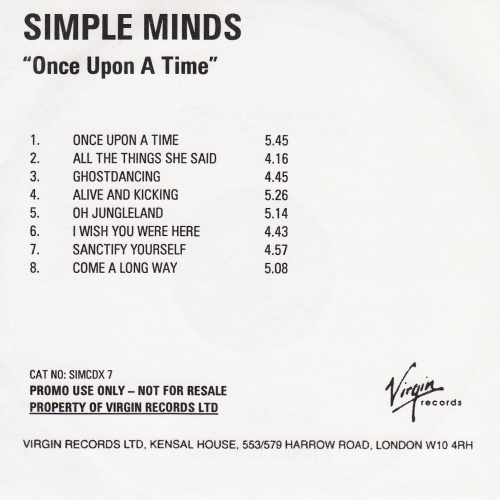 CD album - Once Upon A Time