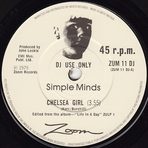 7" single (45 tours) (Signed to Paul by Brian McGee in 2003 - DJ use only) - Label