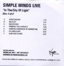 2 x CD album - Live In The City Of Lights