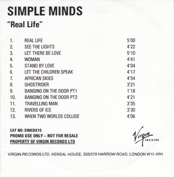 CD album - Real Life