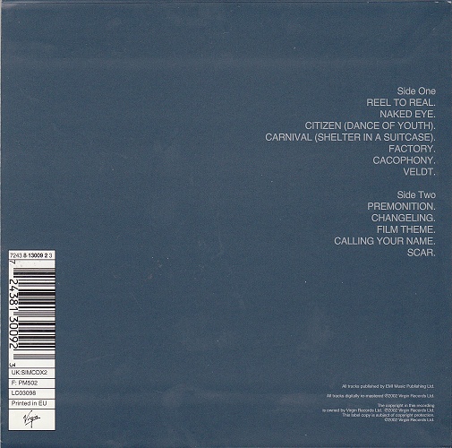 CD album (Mini-LP) - Jaquette arrière