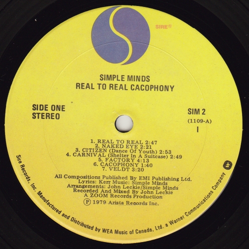 LP (33 tours) - Label