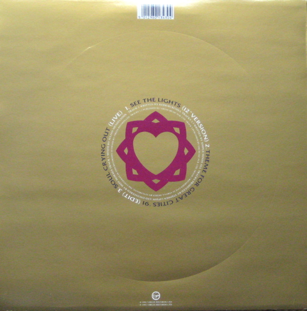 12" single (maxi 45 tours) (Special Etched 12" Includes "Soul Crying Out" (Live)) - Jaquette arrière