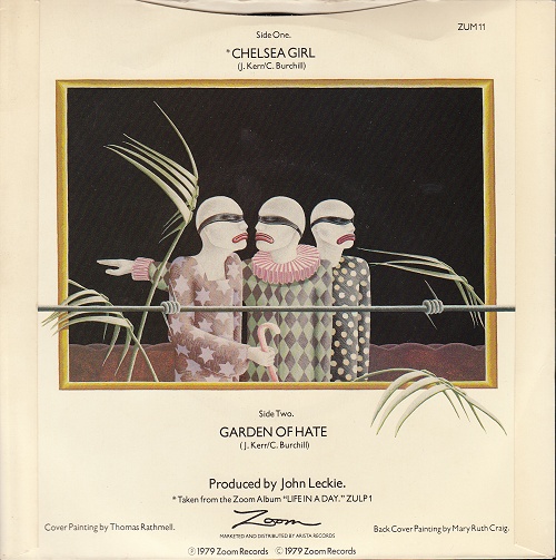 7" single (45 tours) - Jaquette arrière