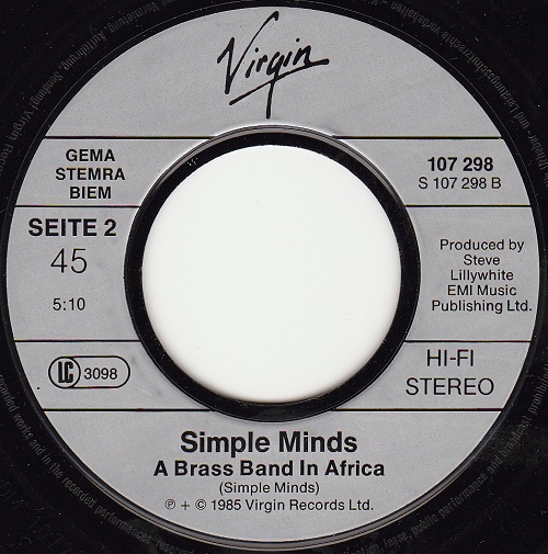7" single (45 tours) - Label
