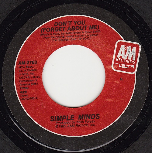 7" single (45 tours) (Later issue) - Label