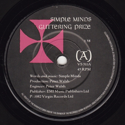 7" single (45 tours) - Label