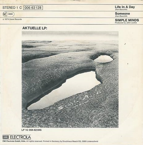 7" single (45 tours) - Jaquette arrière