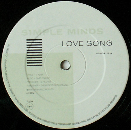 12" single (maxi 45 tours) - Label