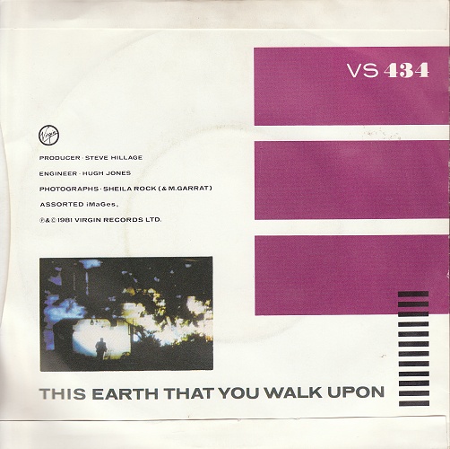 7" single (45 tours) - Jaquette arrière