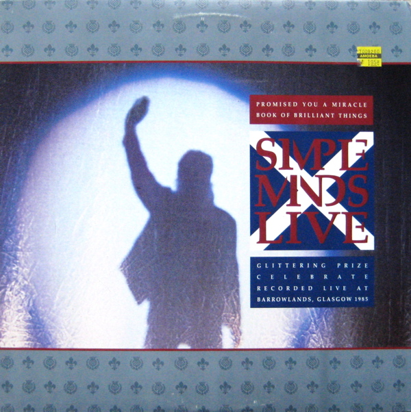Simple Minds Live - 12" single (maxi 45 tours) (ref: SM2 12)