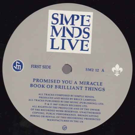 12" single (maxi 45 tours) - Label