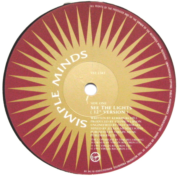 12" single (maxi 45 tours) - Label