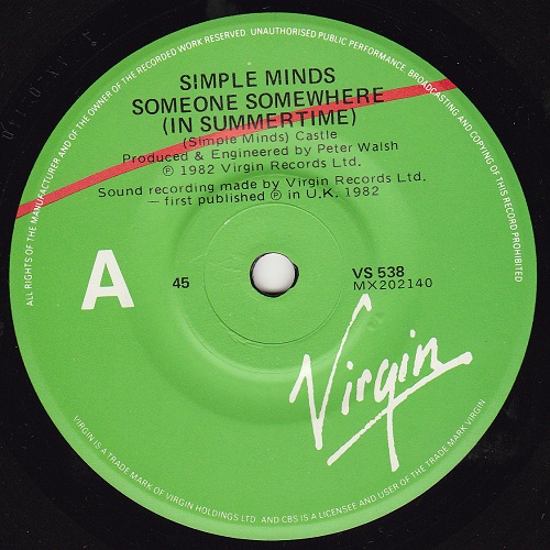 7" single (45 tours) - Label