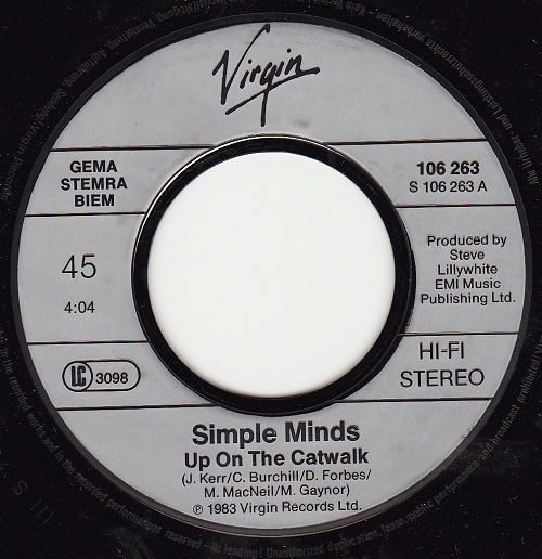 7" single (45 tours) - Label