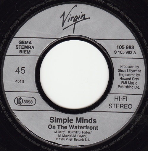 7" single (45 tours) - Label