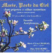 Pochette : Marie, porte du Ciel - Chants grégoriens et cithare monastique