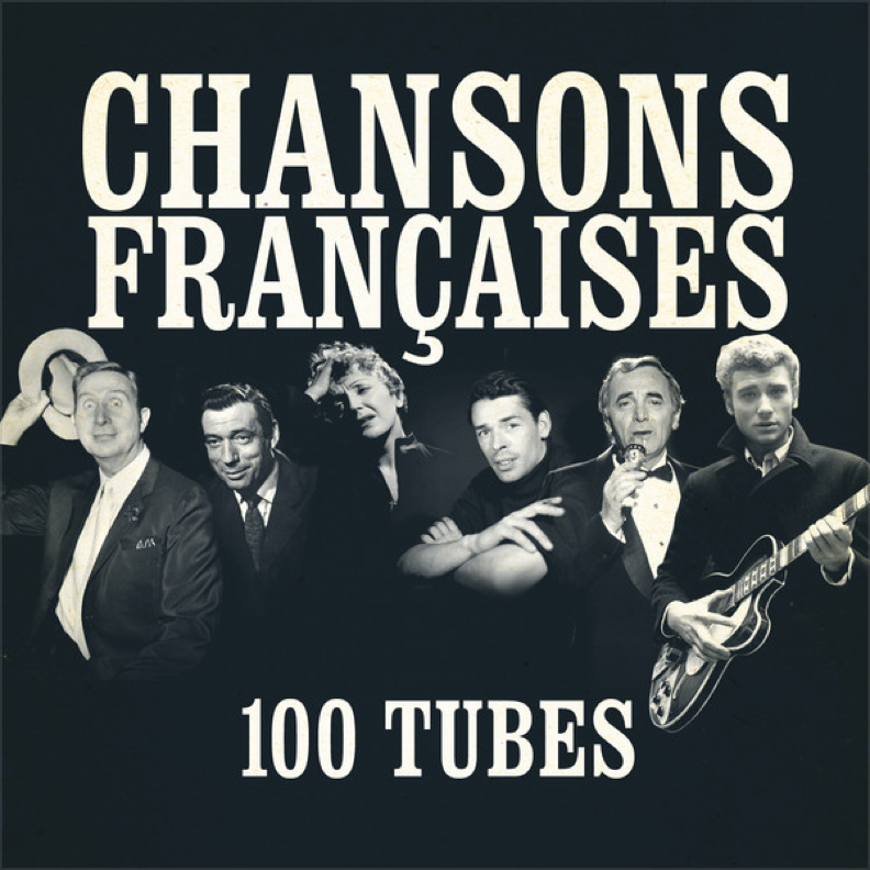 Pochette : Chansons françaises - 100 tubes