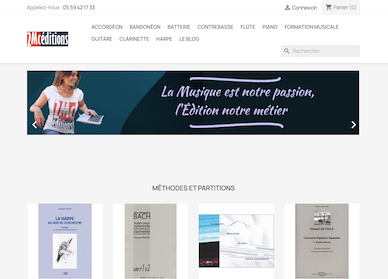 Aperçu du site 2mceditions.com